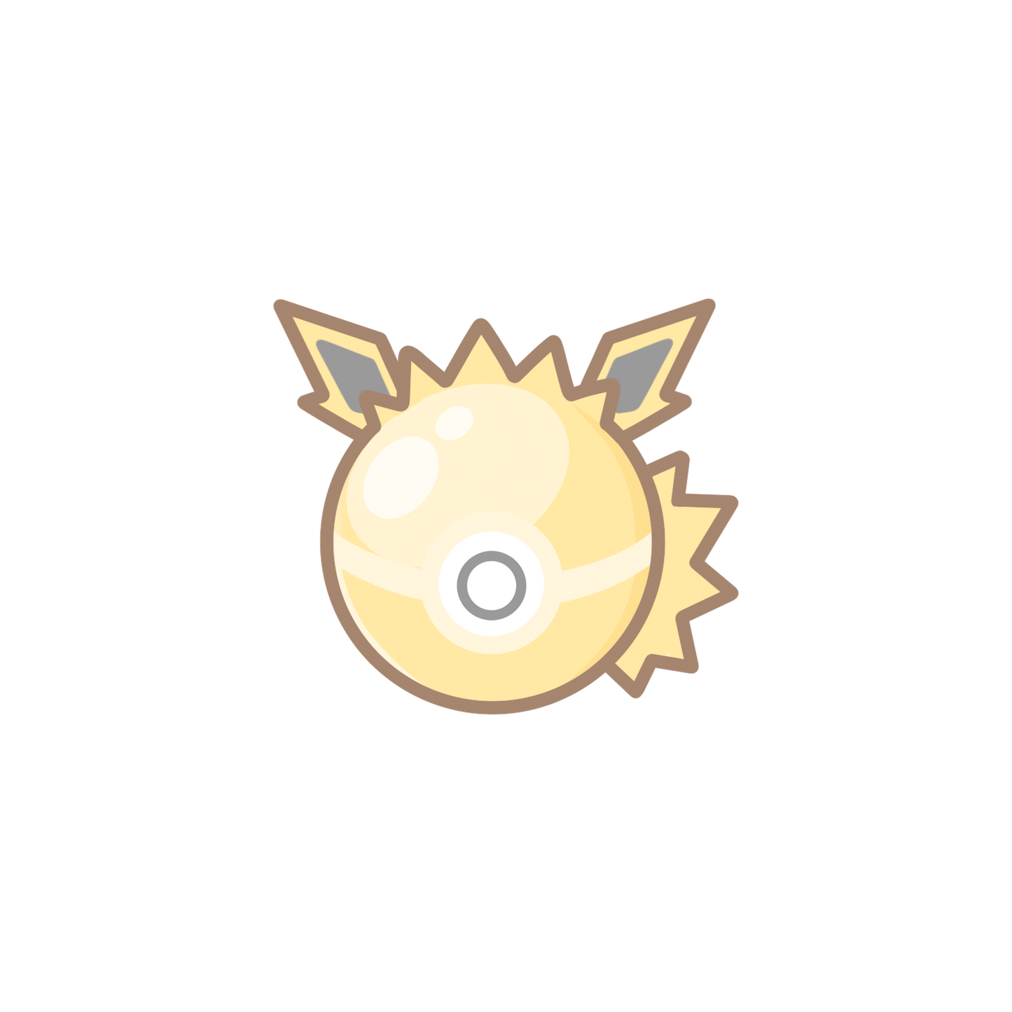 Eeveelutions Pokeball Sticker Flakes