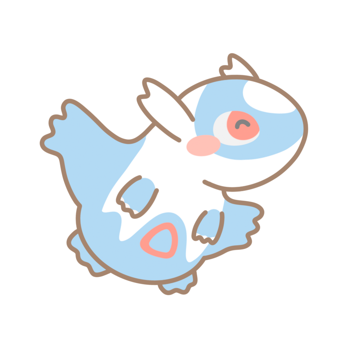Latios & Latias Sticker Flakes