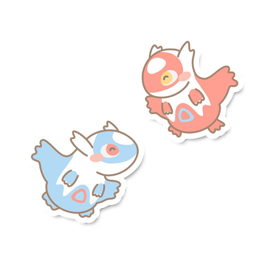 Latios & Latias Sticker Flakes