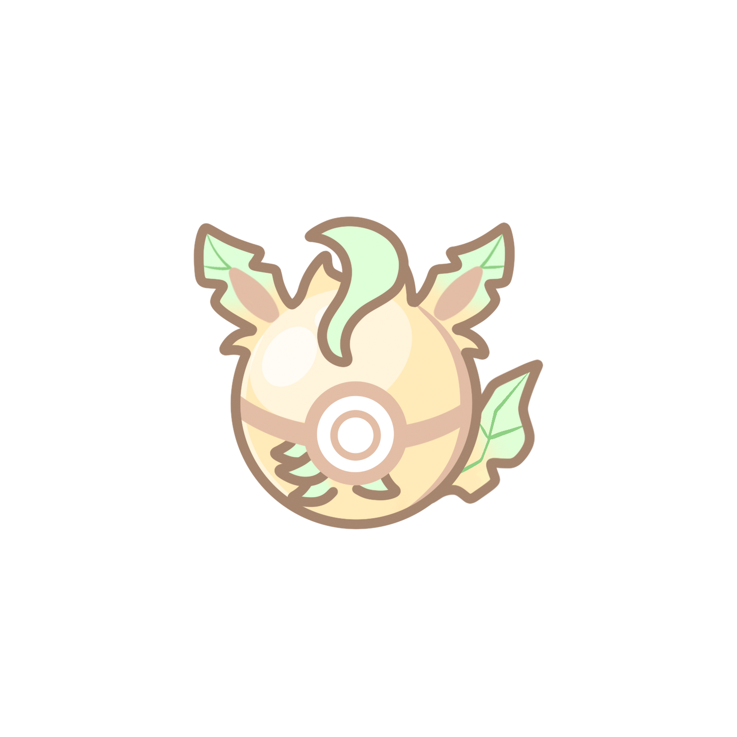 Eeveelutions Pokeball Sticker Flakes