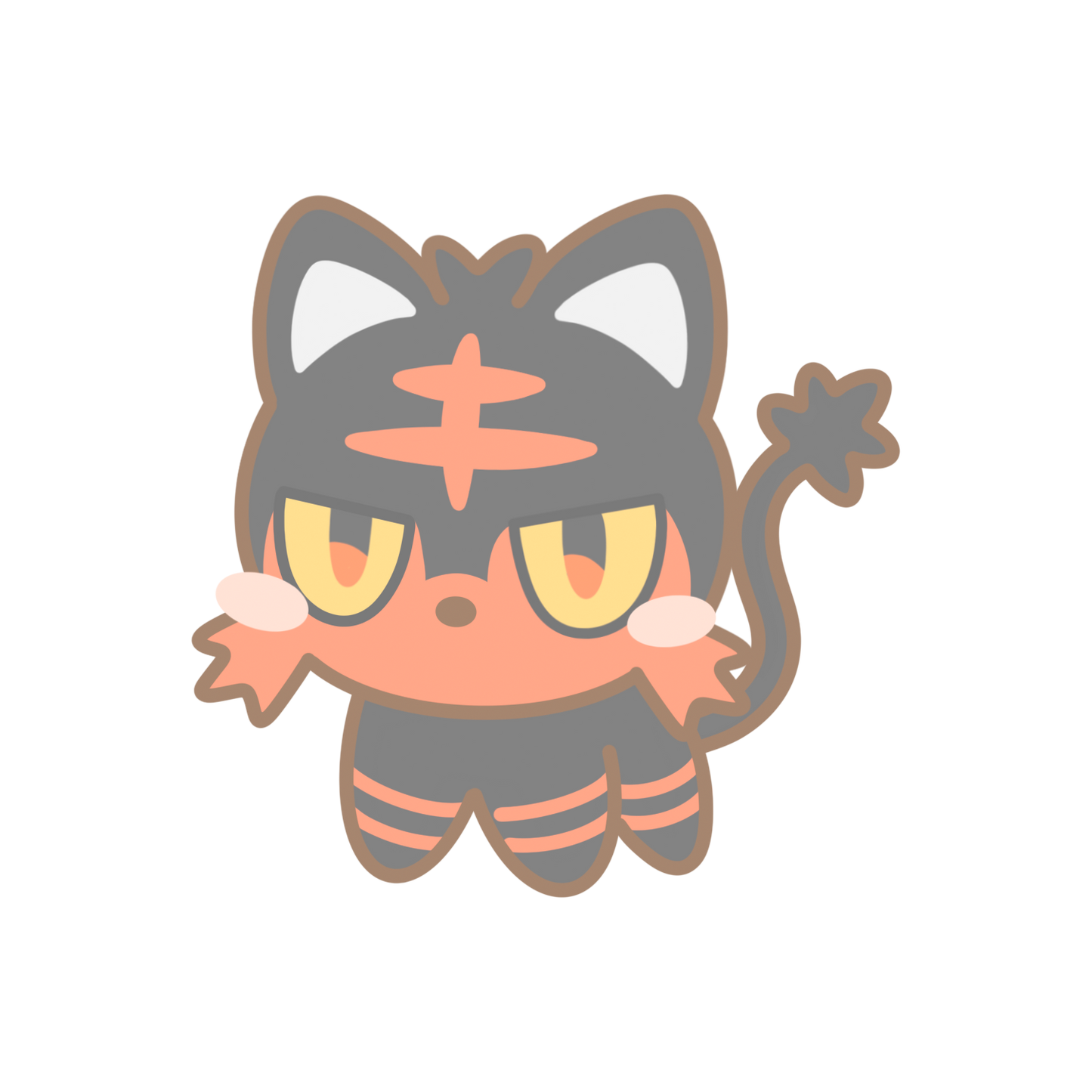 Litten, Popplio & Rowlet Sticker Flakes