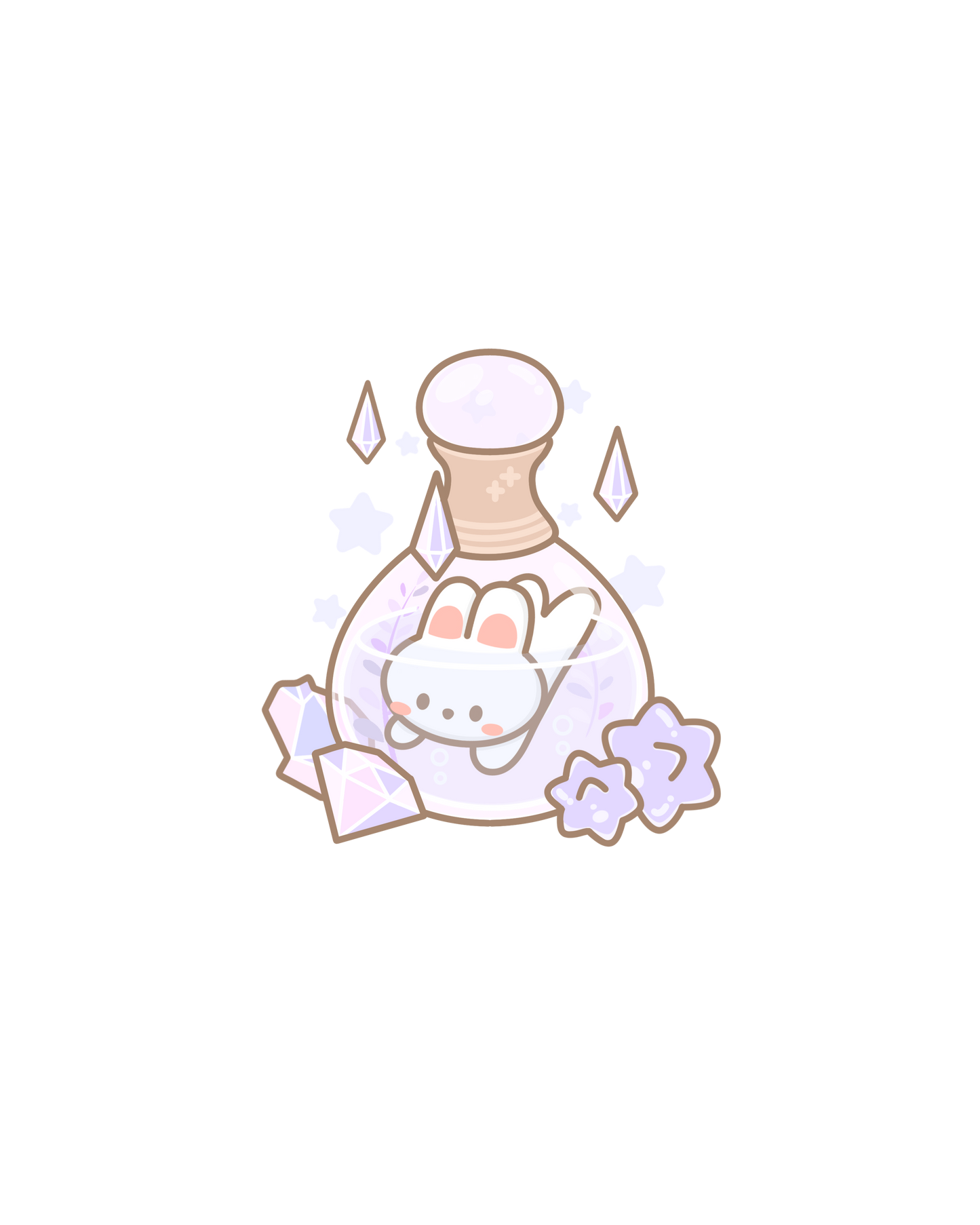Mystic Floof Sticker Flakes