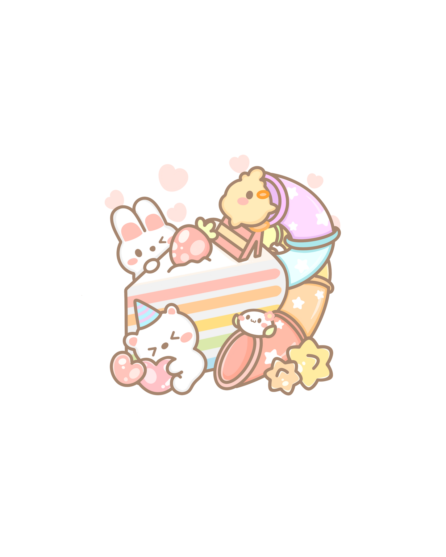 Smitten Spring Sticker Flakes