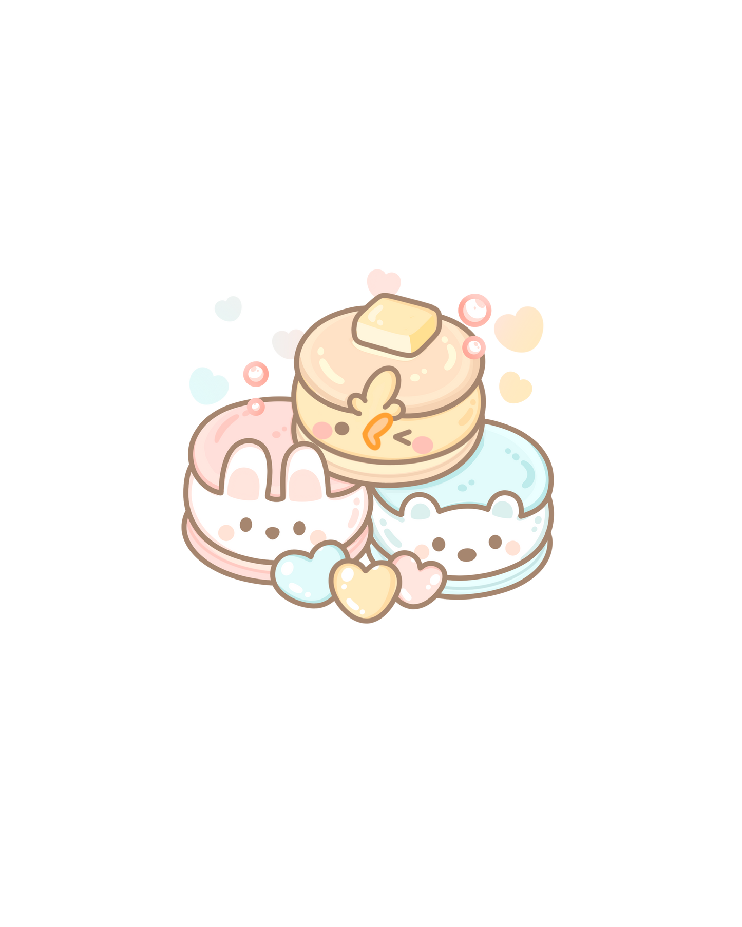 Pastel Patisserie Sticker Flakes