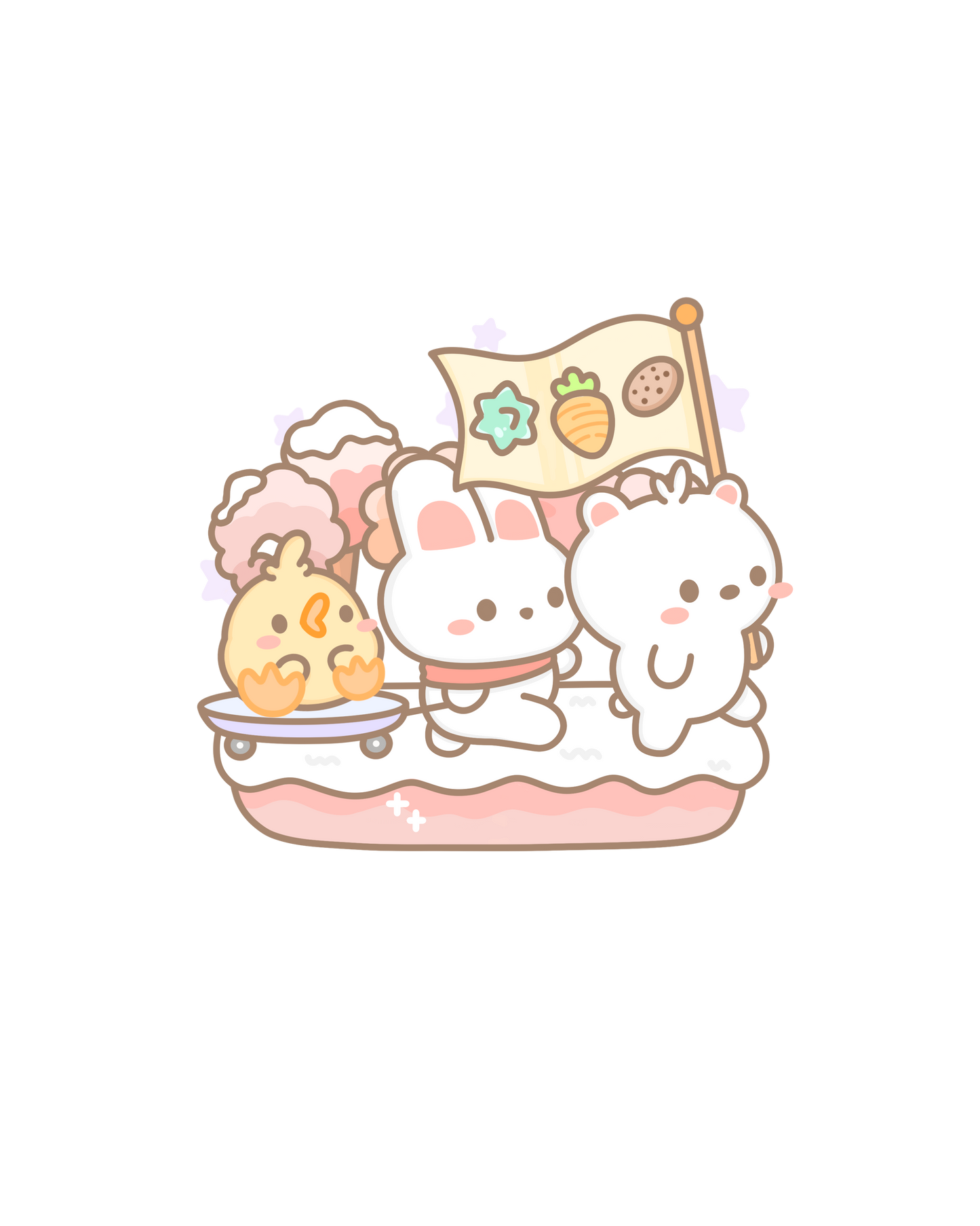 Winter Holidays Sticker Flakes
