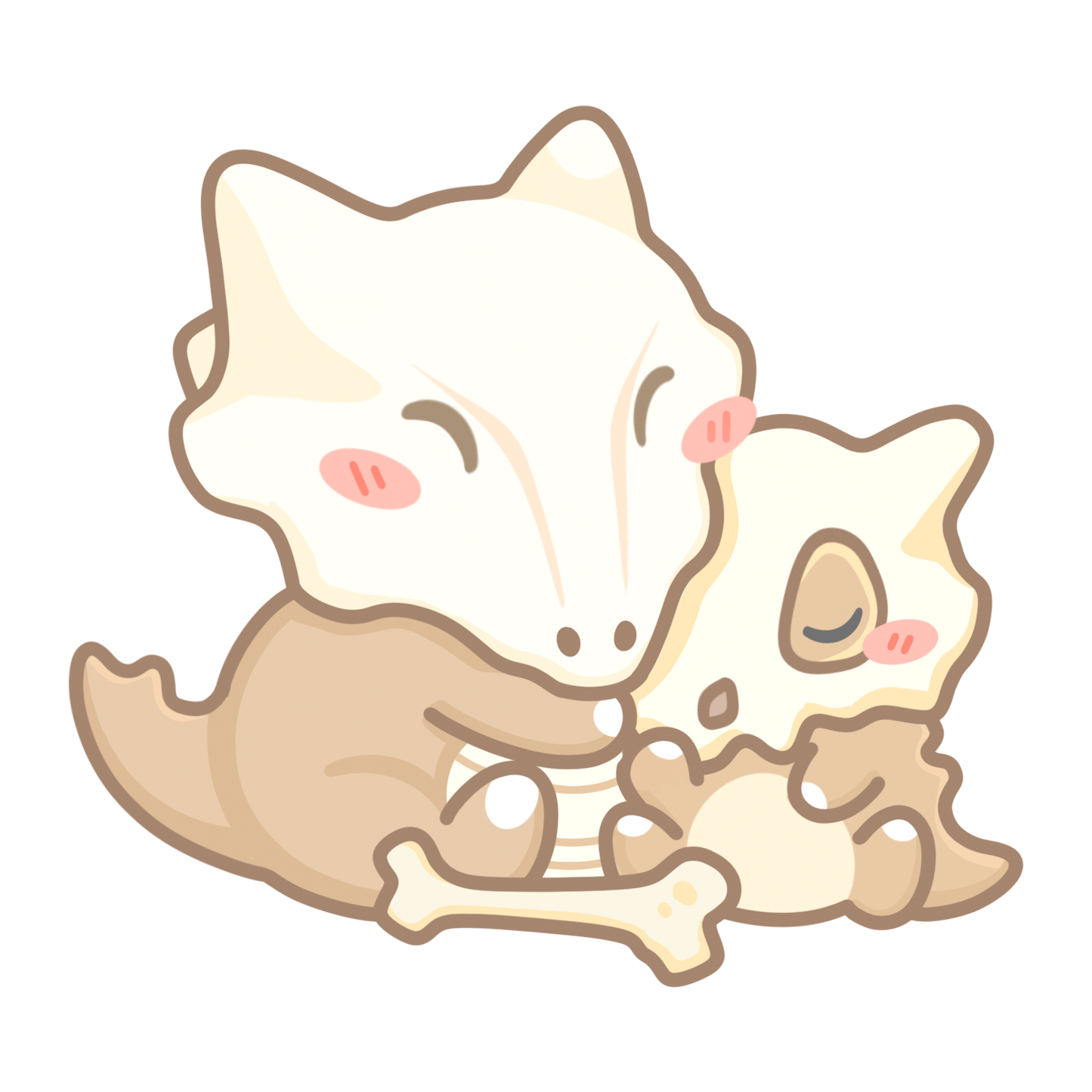 Cubone & Marowak Sticker Flakes