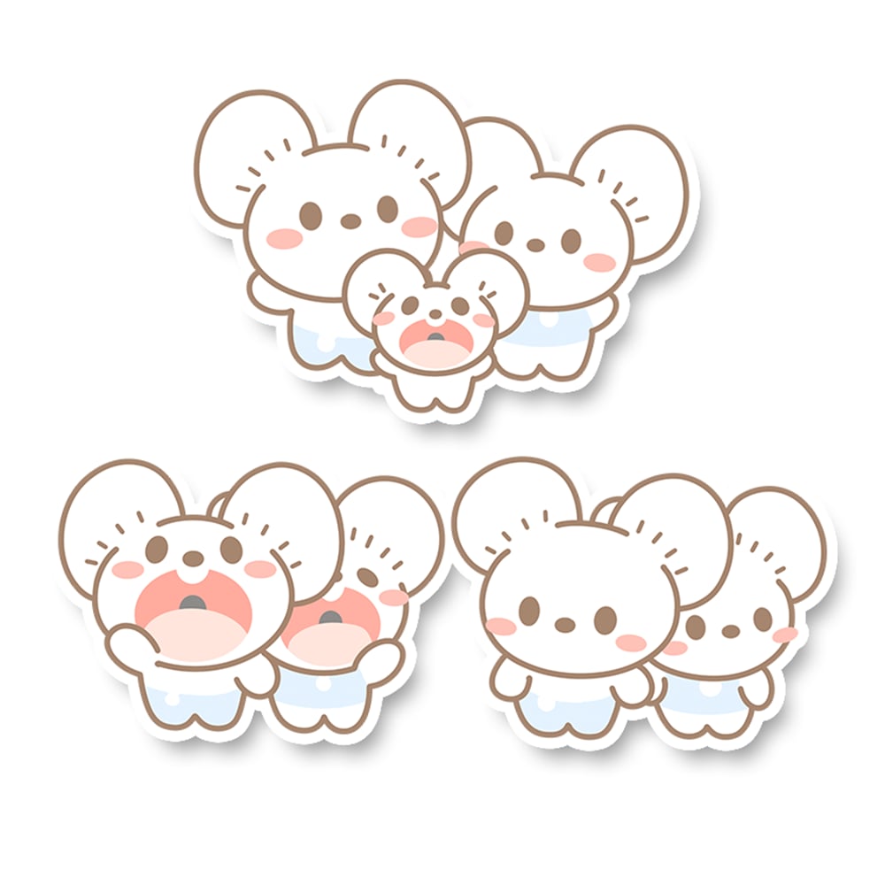 Tandemaus & Maushold Sticker Flakes