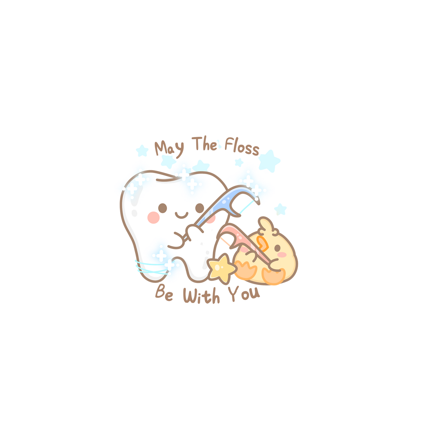 Dental Denizens Sticker Flakes