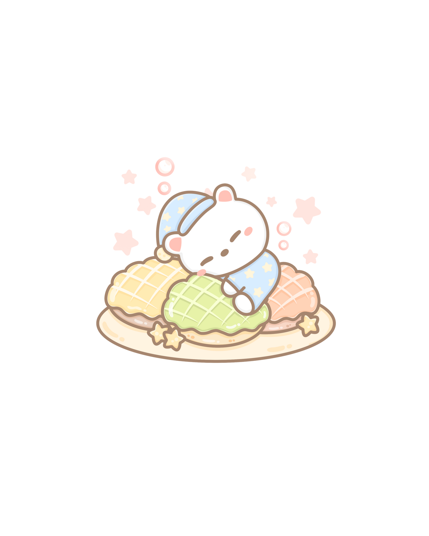 Snooze Haven Sticker Flakes