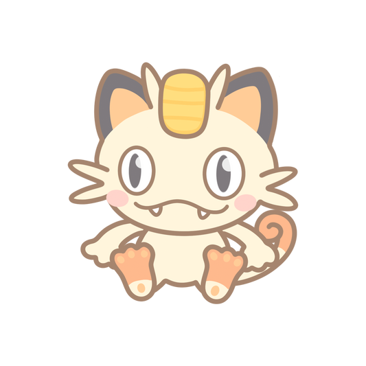 Meowth, Galarian Meowth & Alolan Meowth Sticker Flakes