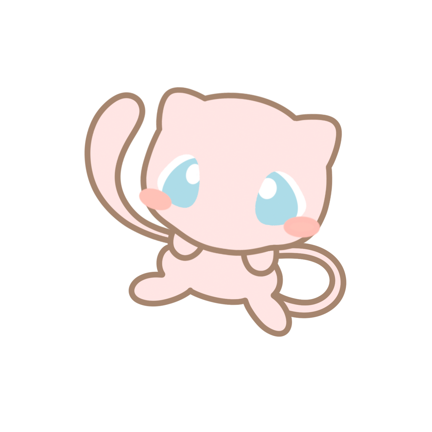 Mew & Mewtwo Sticker Flakes