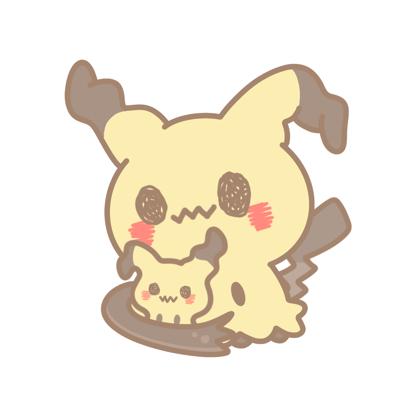 Mimikyu Sticker Flakes