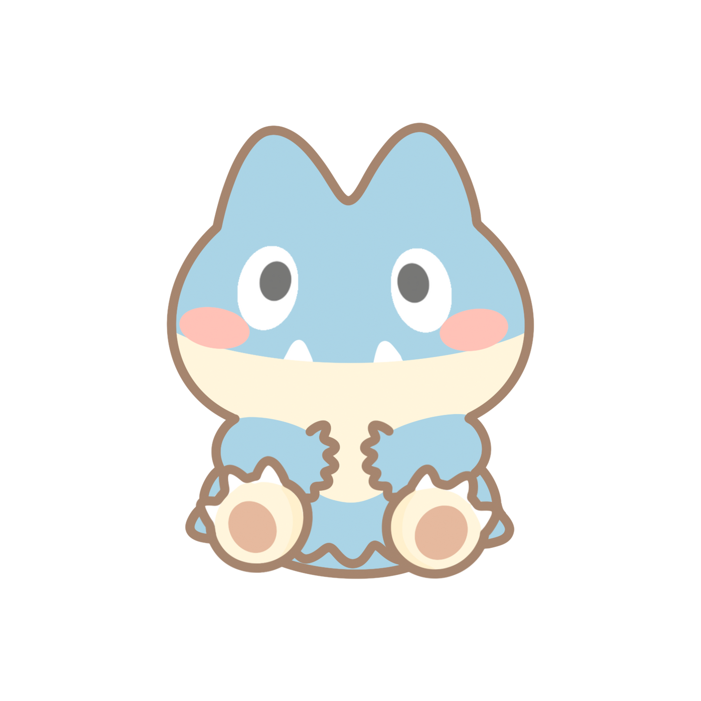 Azurill, Mantyke, Munchlax, Riolu & Wynaut Sticker Flakes