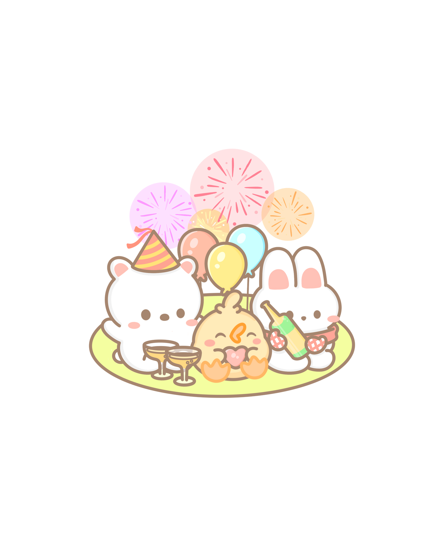 Winter Holidays Sticker Flakes