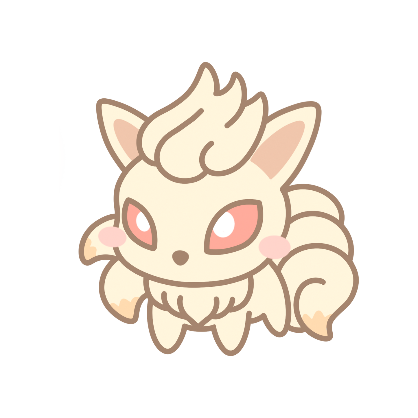 Vulpix & Ninetales Sticker Flakes