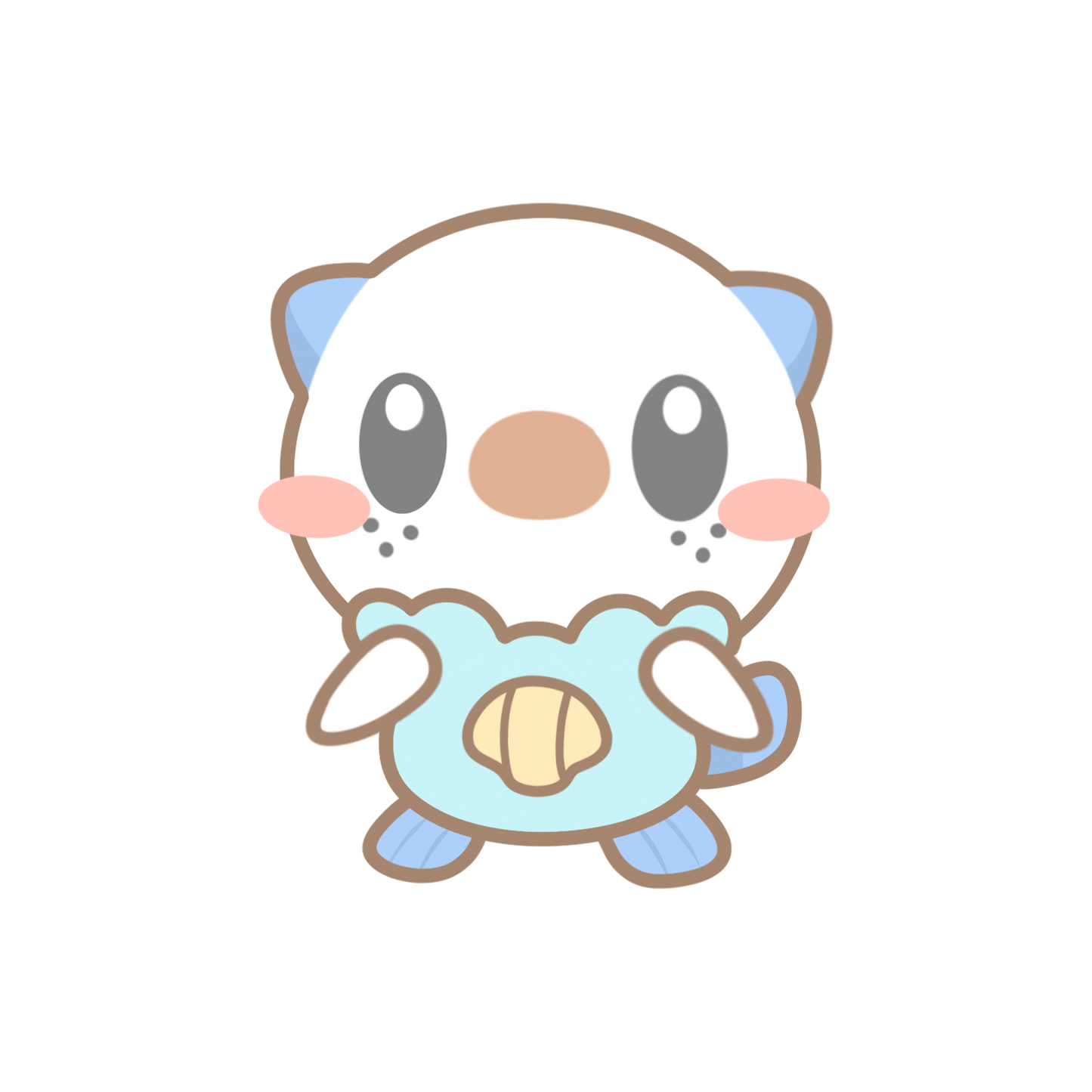 Tepig, Oshawott & Snivy  Sticker Flakes