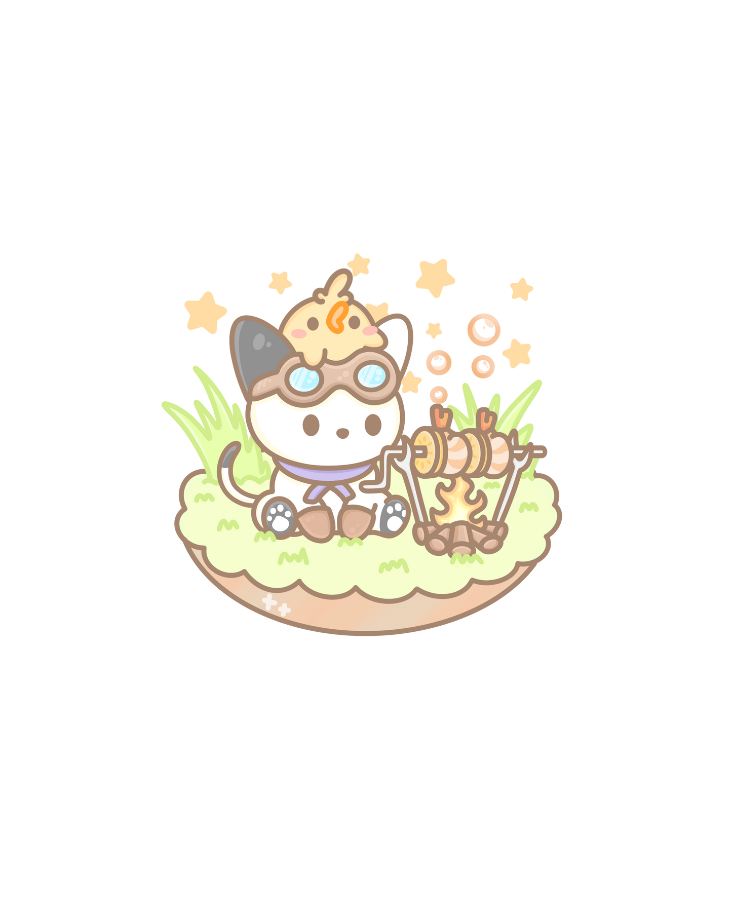 Palico Sticker Flakes