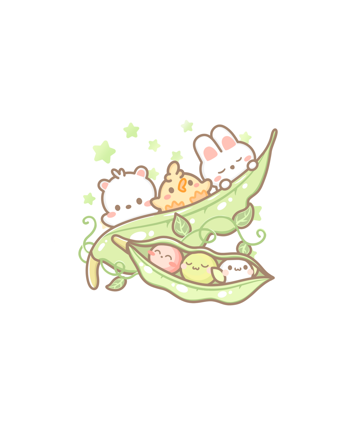 Nature Friends Sticker Flakes