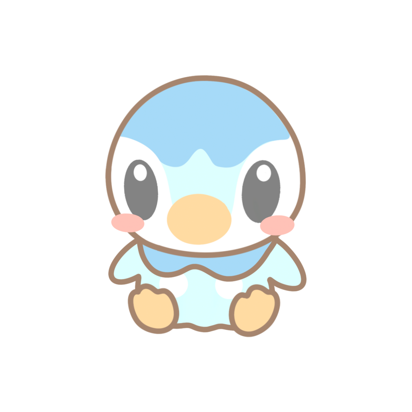Chimchar, Piplup & Turtwig Sticker Flakes