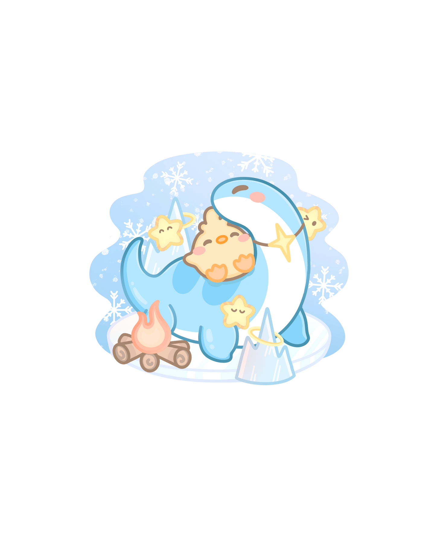 Winter Wish Sticker Flakes