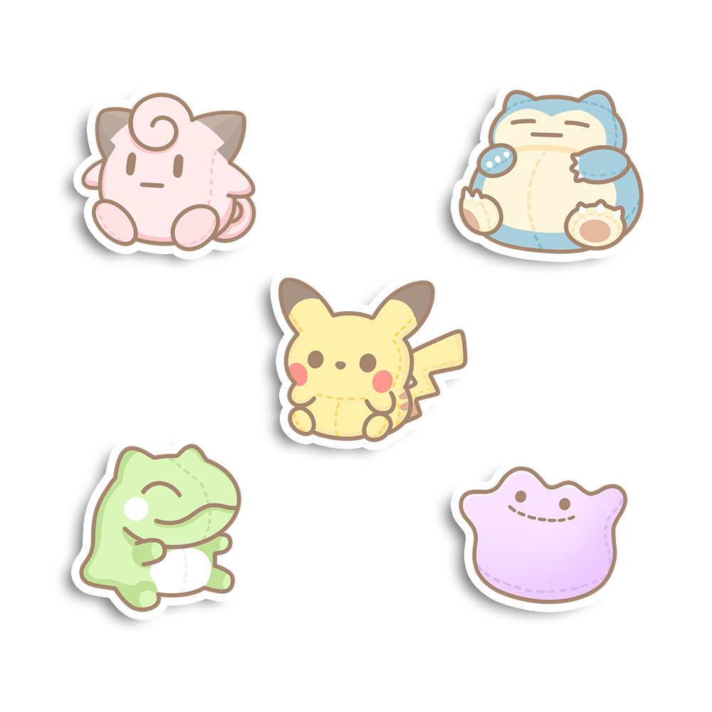 Assorted Pokedolls Sticker Flakes