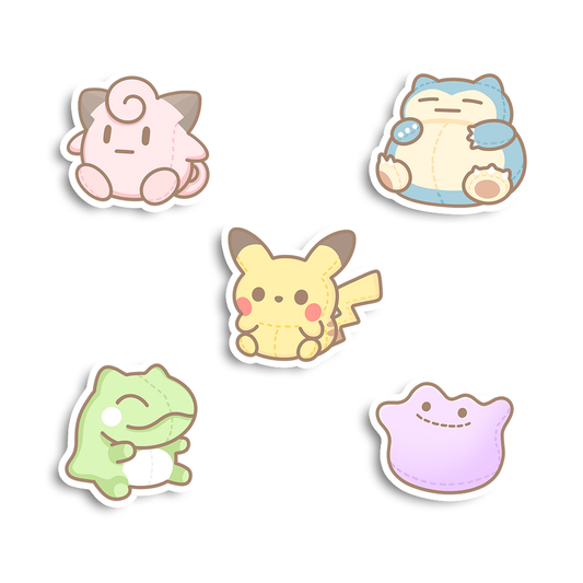 Assorted Pokedolls Sticker Flakes