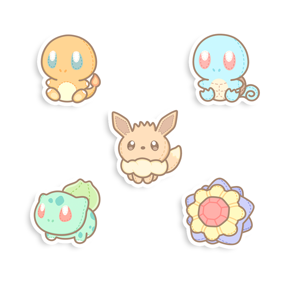 Assorted Dachimon Dolls Sticker Flakes