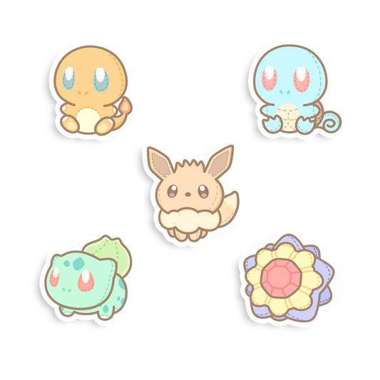 Assorted Dachimon Dolls Sticker Flakes