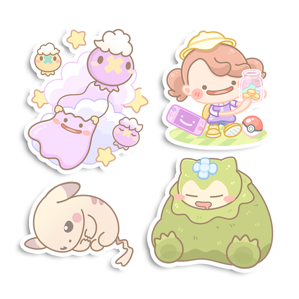 Pokopia Sticker Flakes