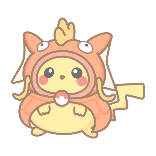 Poncho Pika Sticker Flakes
