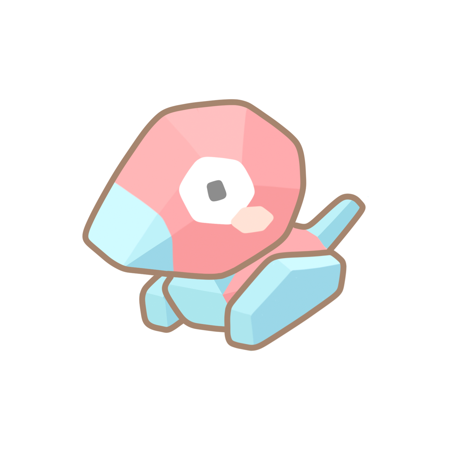 Porygon, Porygon2 & PorygonZ Sticker Flakes