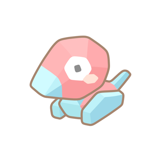Porygon, Porygon2 & PorygonZ Sticker Flakes
