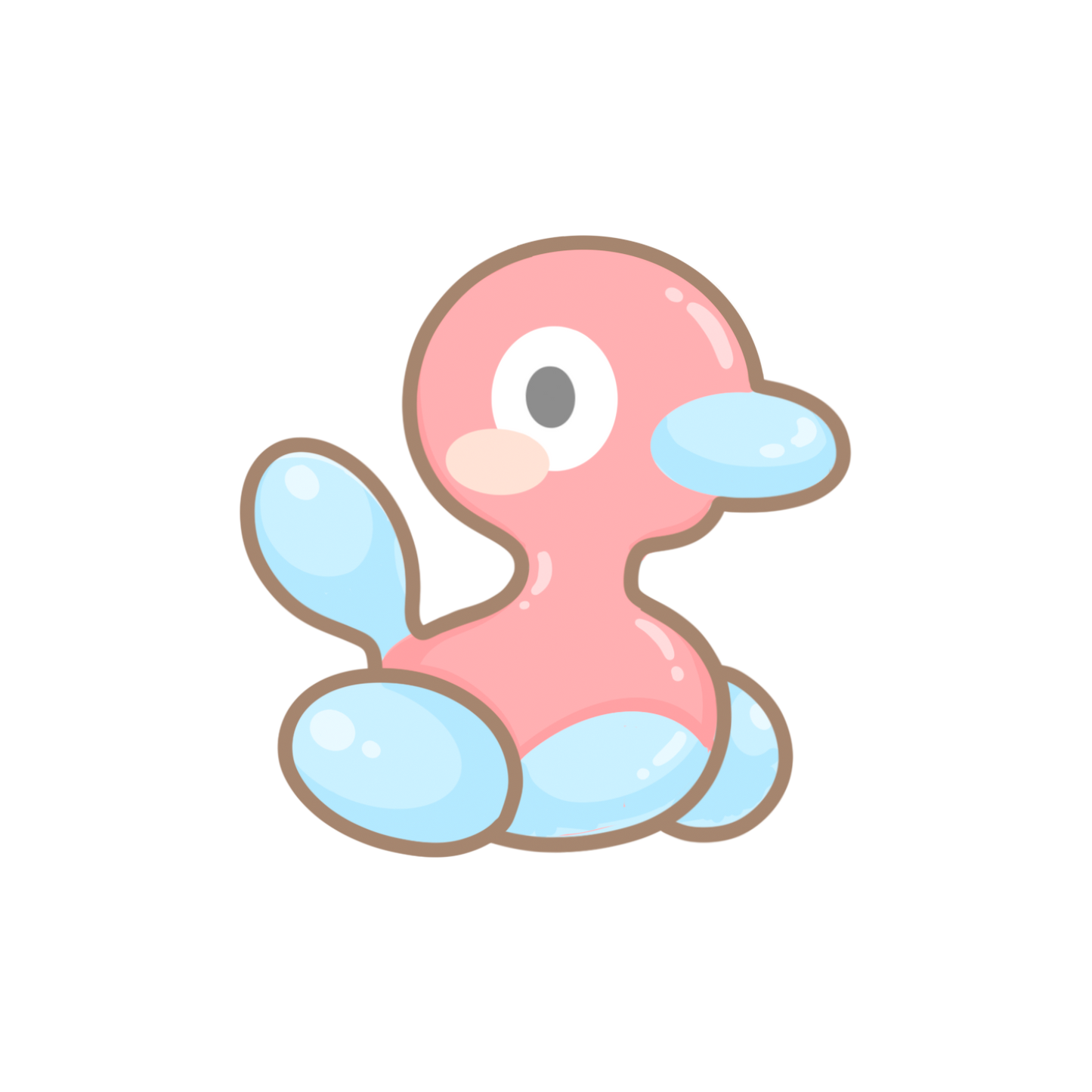 Porygon, Porygon2 & PorygonZ Sticker Flakes