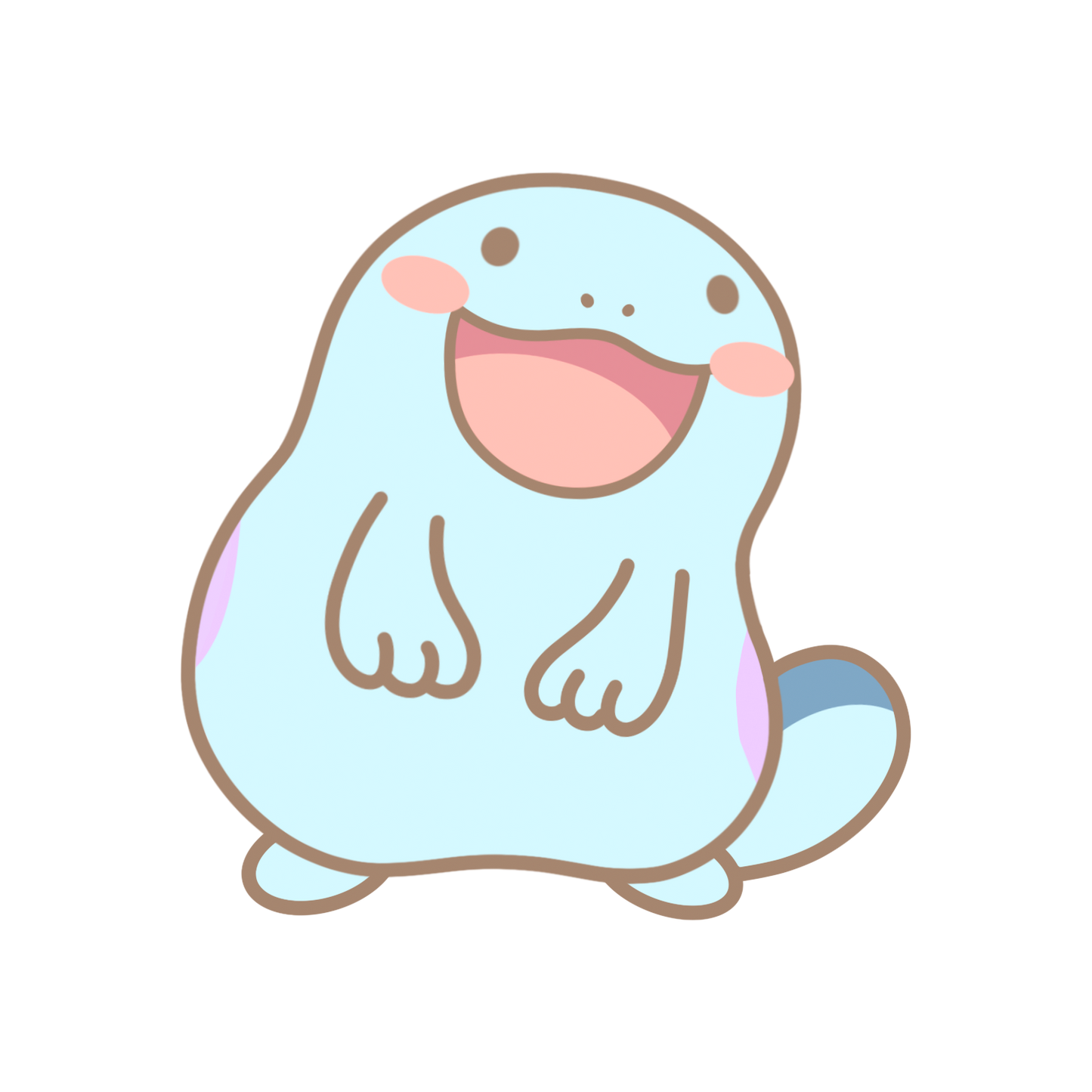Wooper, Quagsire, Paldean Wooper & Clodsire Sticker Flakes
