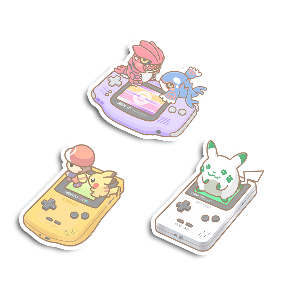 Retro Consoles Sticker Flakes