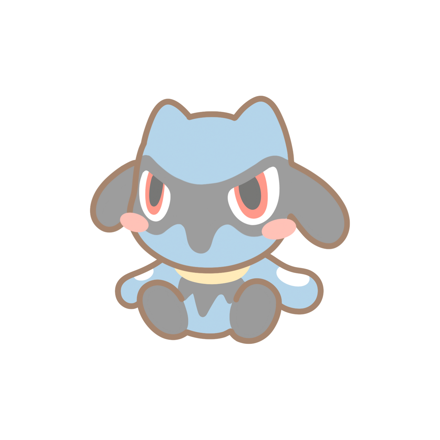 Azurill, Mantyke, Munchlax, Riolu & Wynaut Sticker Flakes