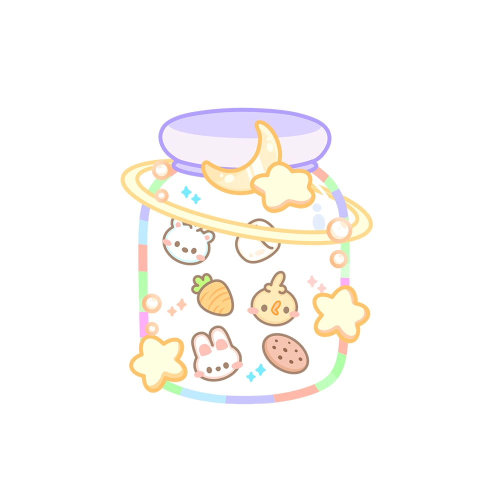 Starry Jar Shaker Charm