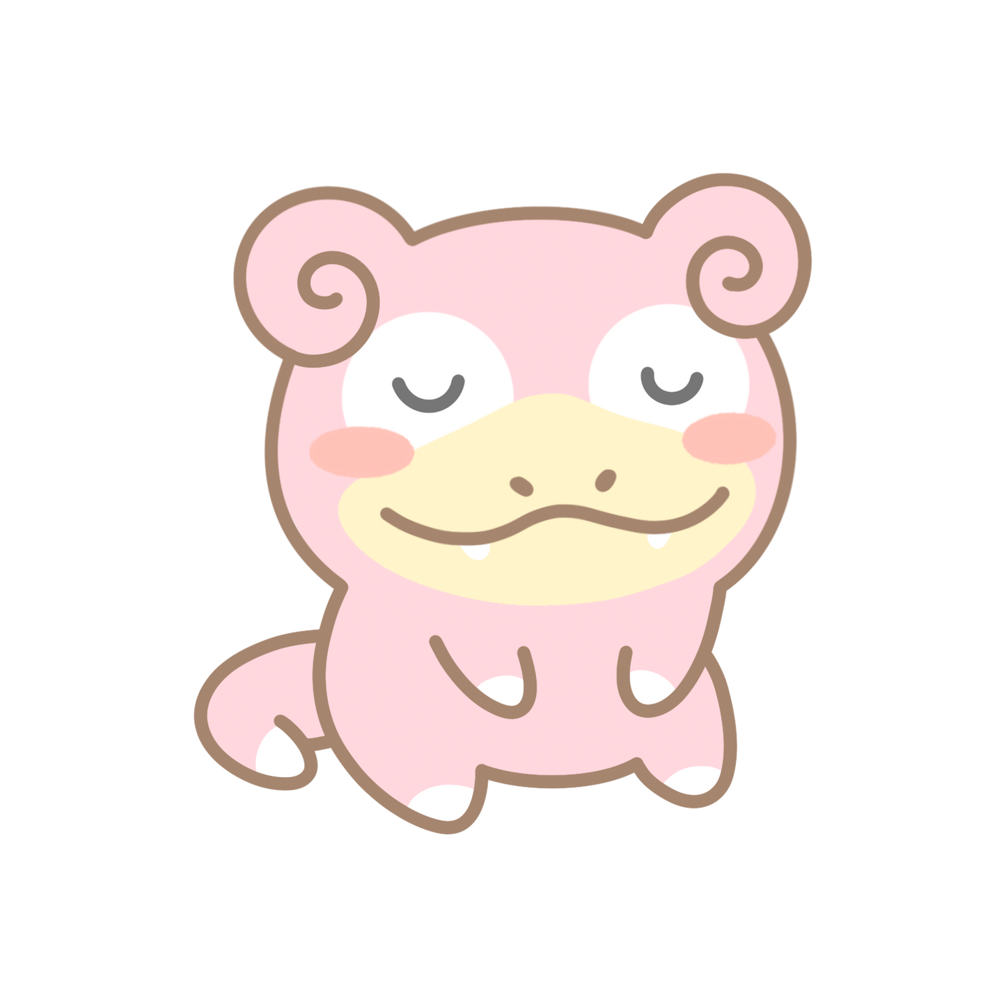 Psyduck & Slowpoke Sticker Flakes