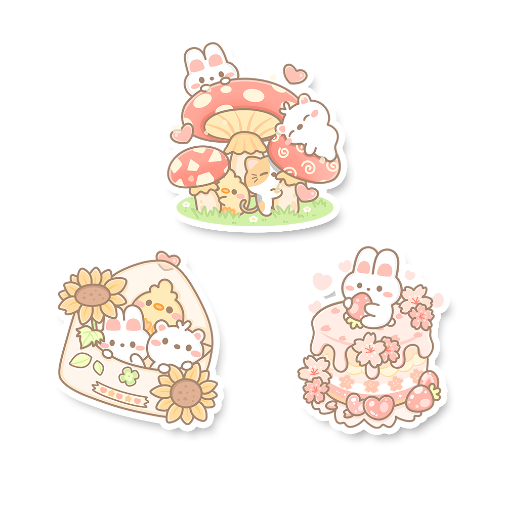 Smitten Spring Sticker Flakes