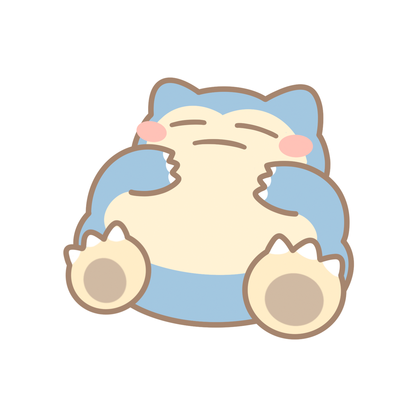 Snorlax Sticker Flakes
