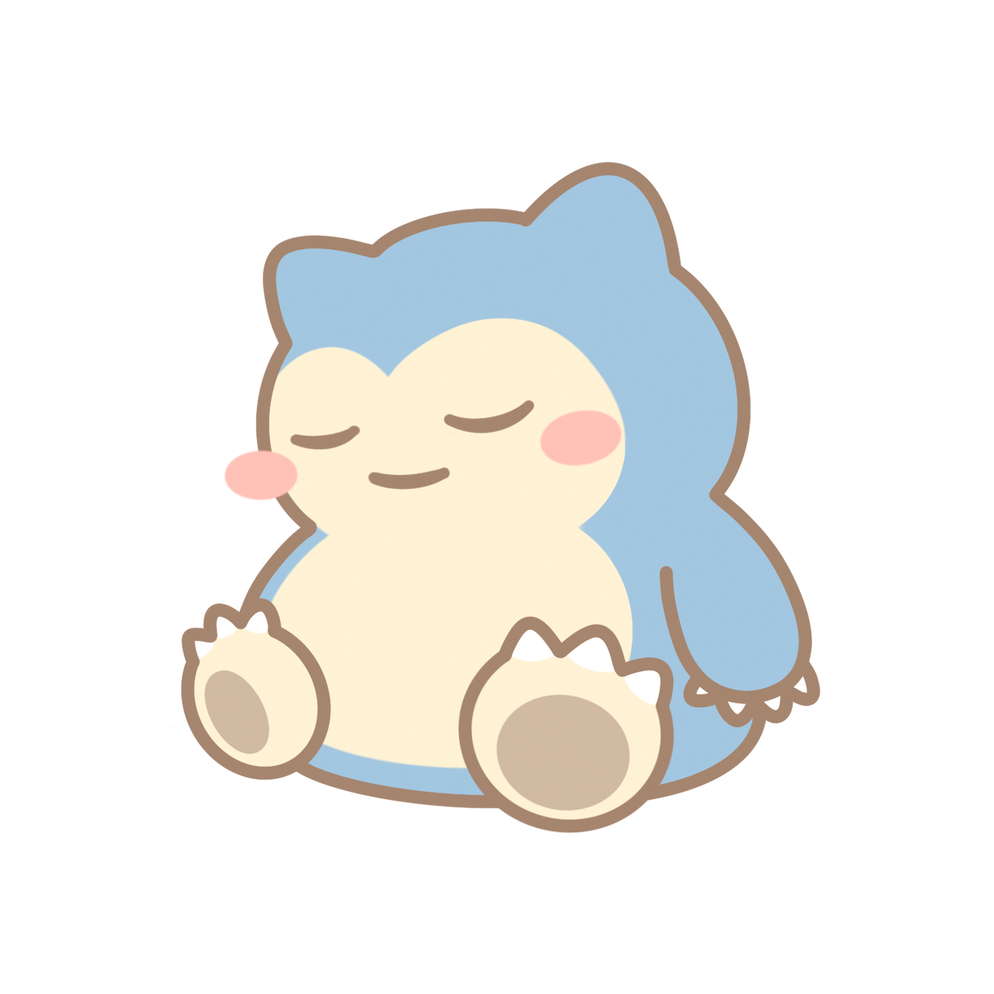 Snorlax Sticker Flakes