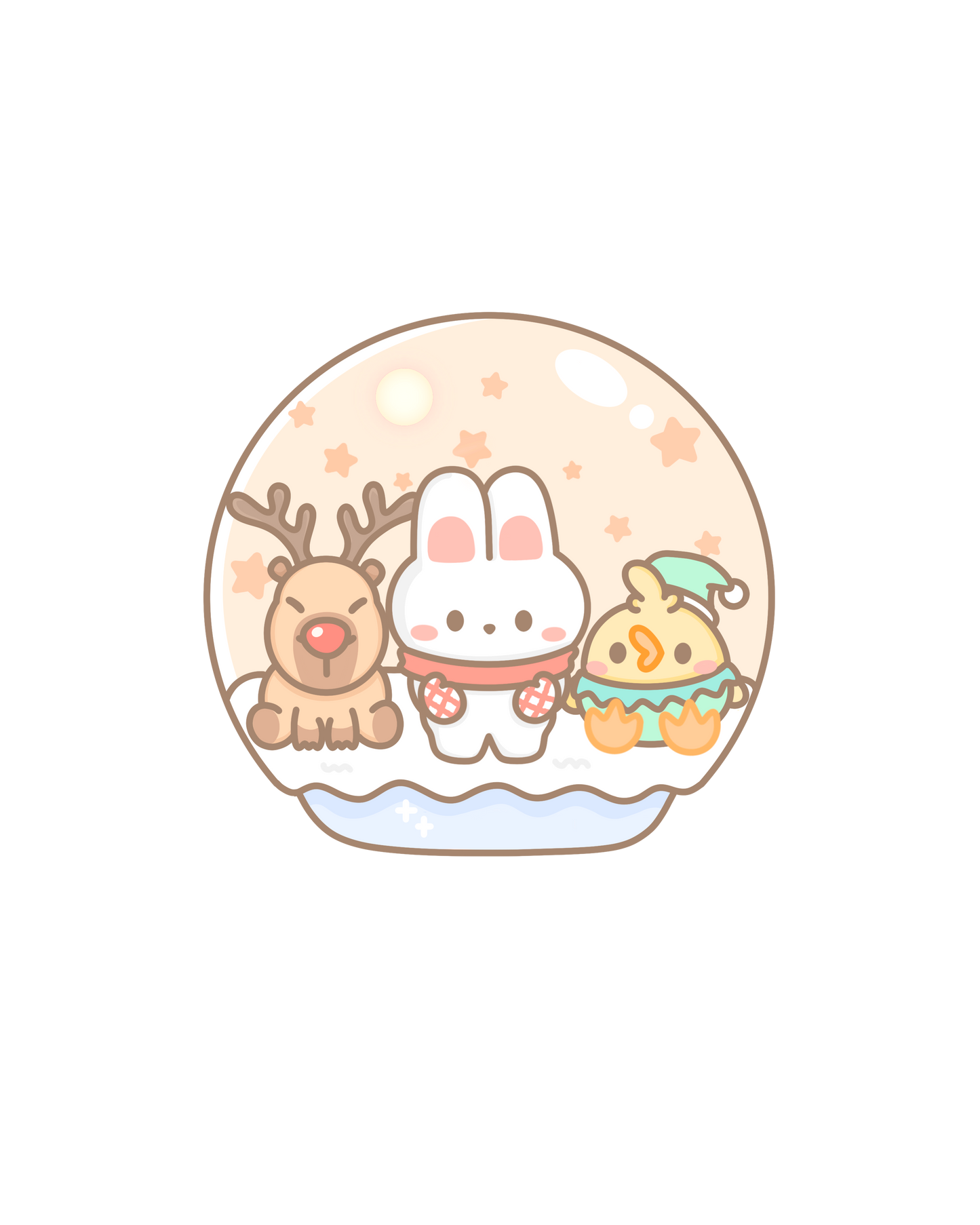 Christmas Sticker Flakes
