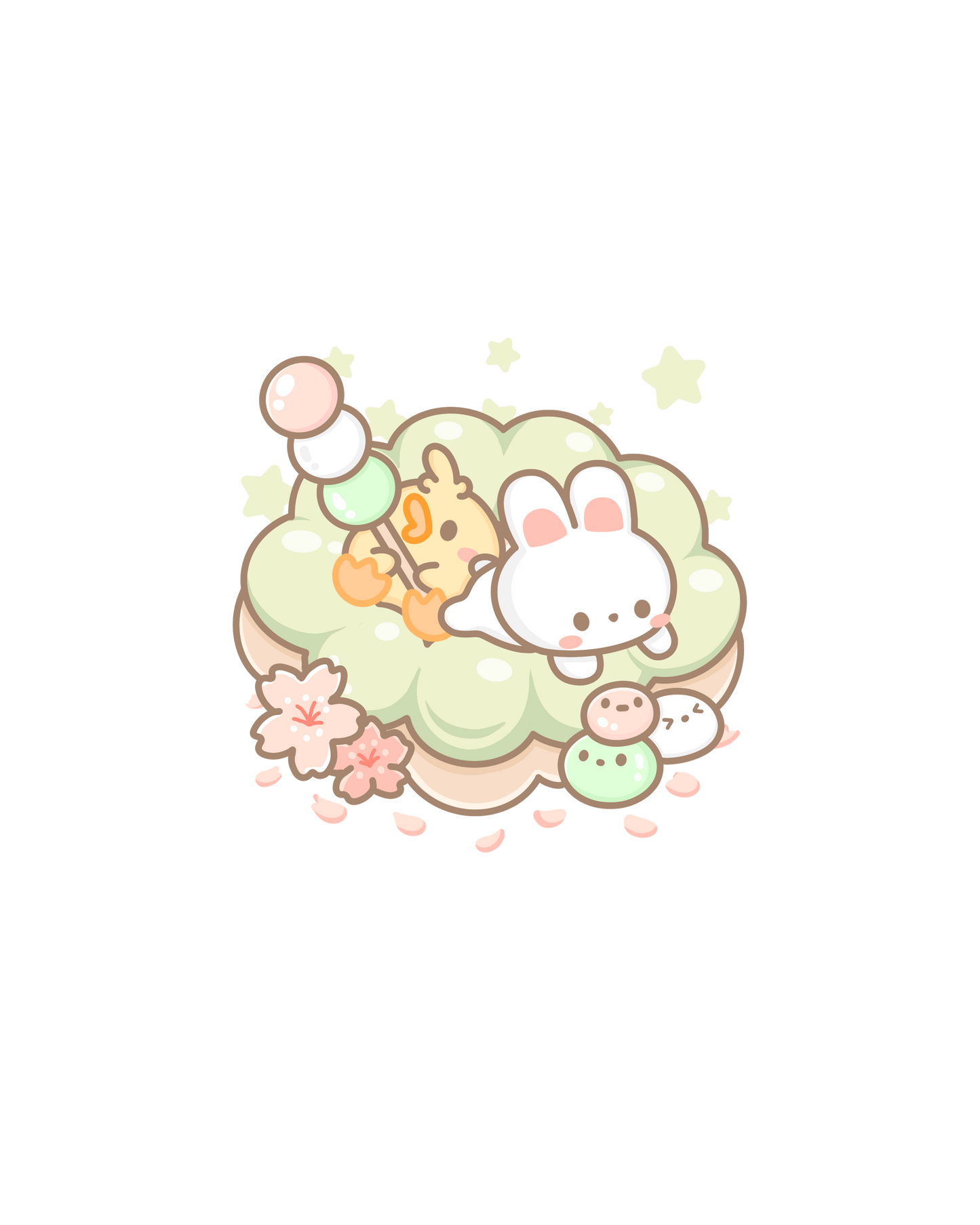 Pastel Patisserie Sticker Flakes