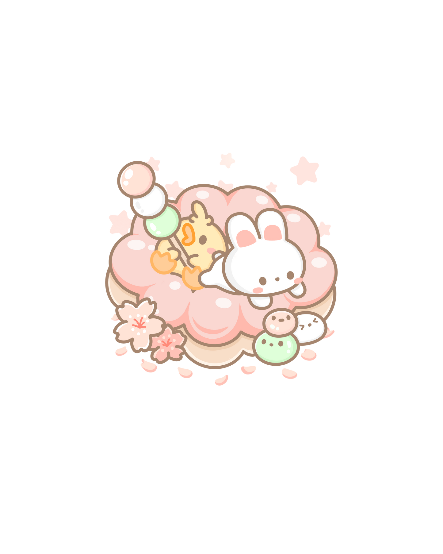 Pastel Patisserie Sticker Flakes