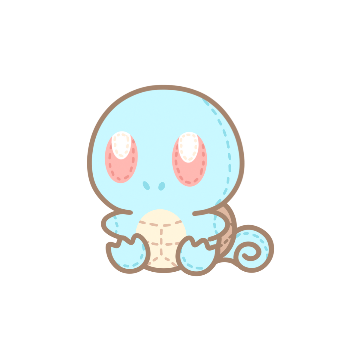 Assorted Dachimon Dolls Sticker Flakes
