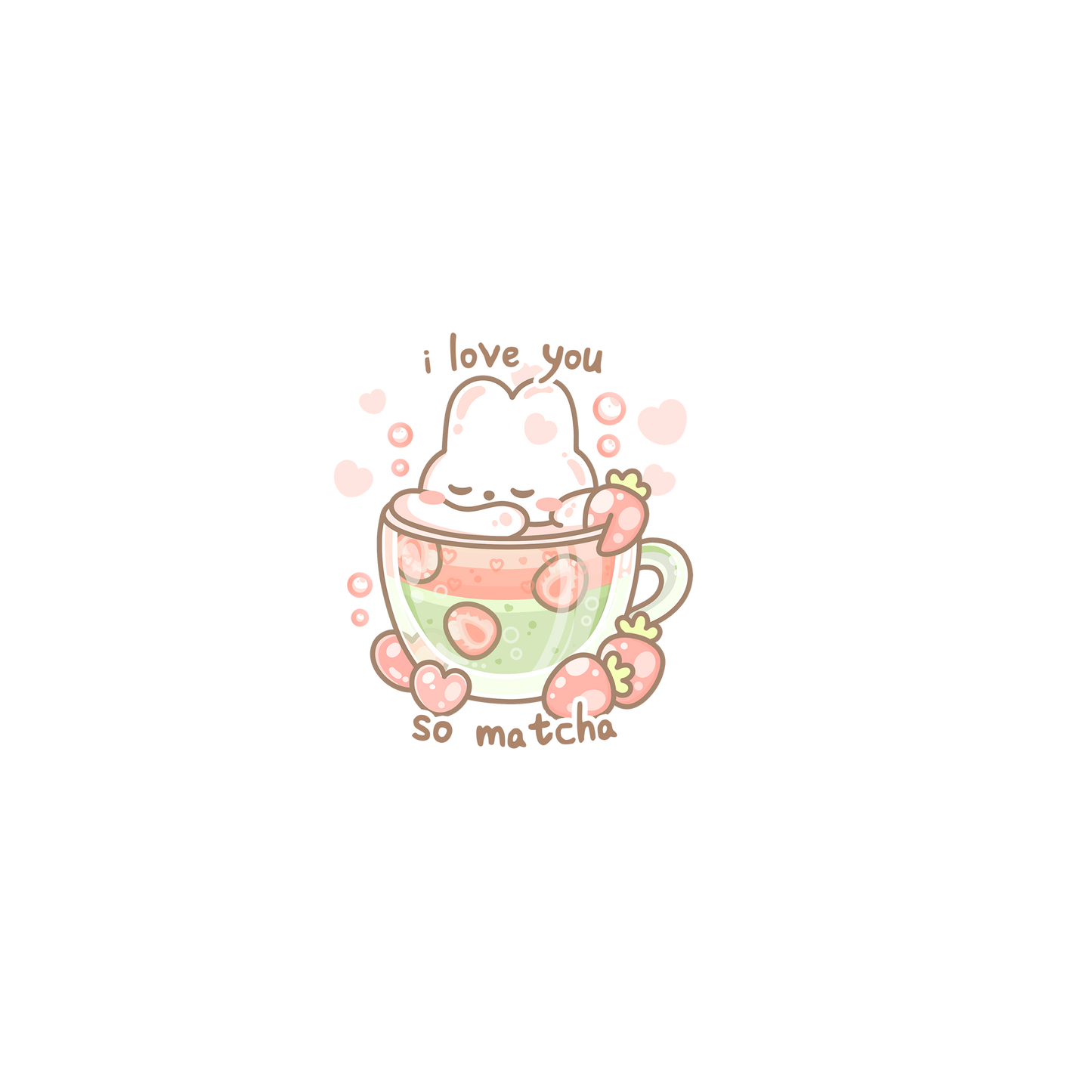 Seasons Drinks Spring Sticker Flakes
