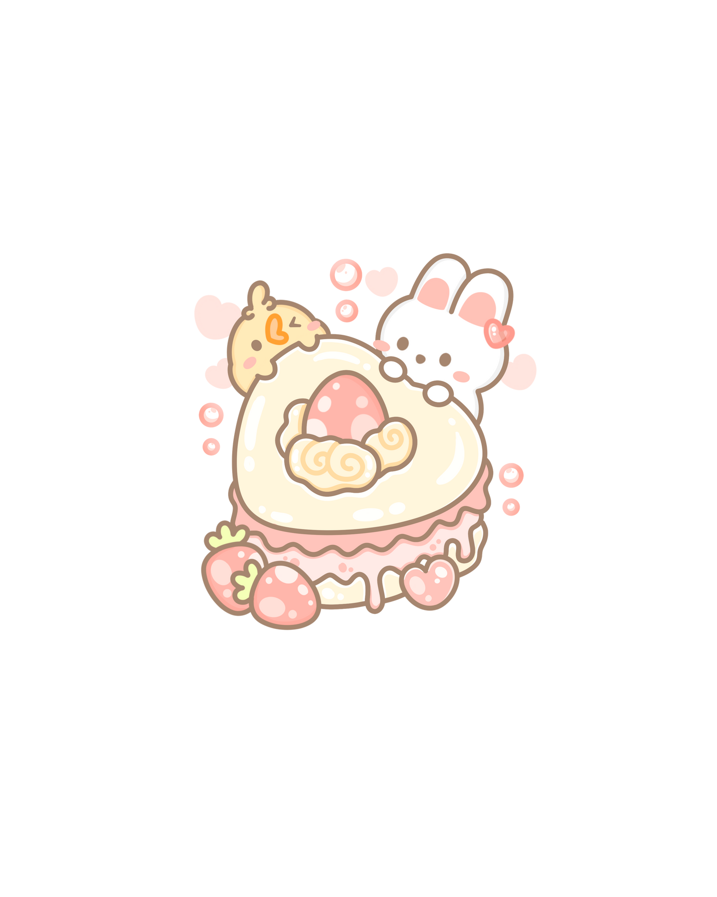 Pastel Patisserie Sticker Flakes