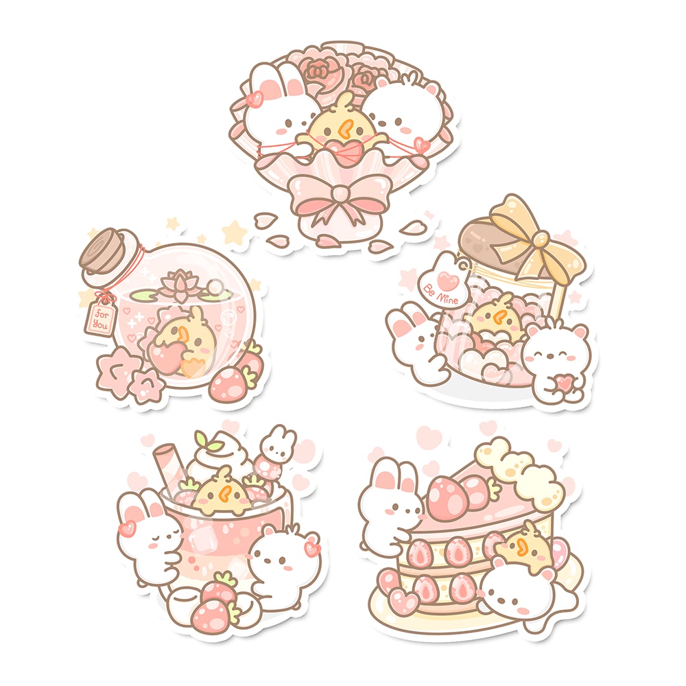 Sugary Love Sticker Flakes