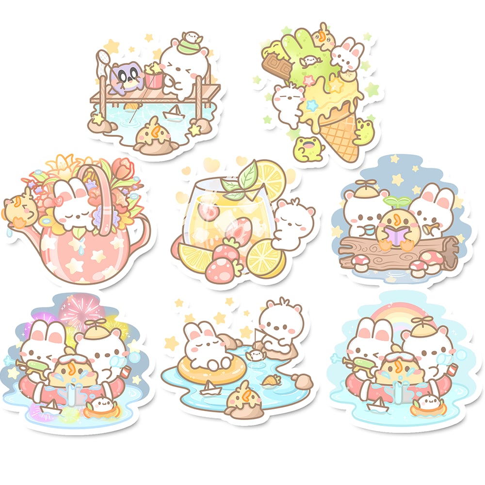 Summer Whimsy Sticker Flakes