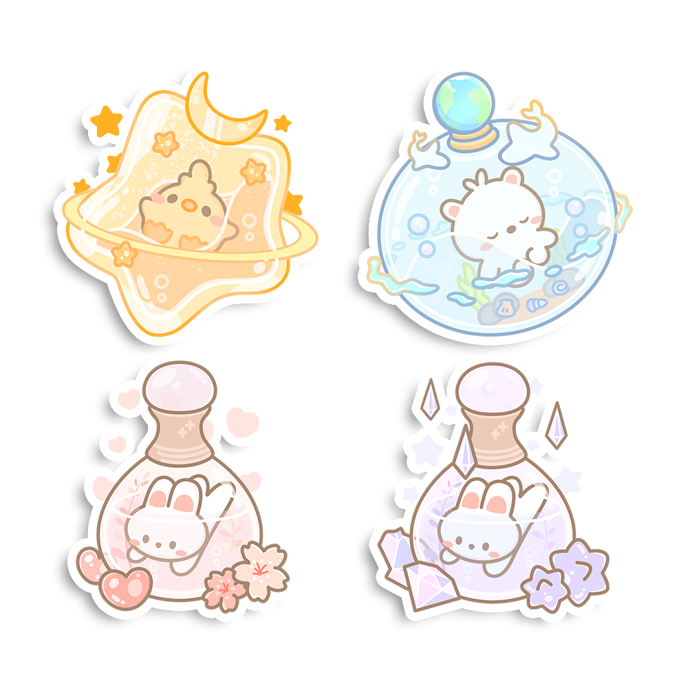 Mystic Floof Sticker Flakes
